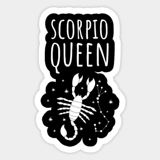 scorpio queen Sticker